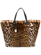 Dolce & Gabbana Leopard Print Tote Bag - Nude & Neutrals