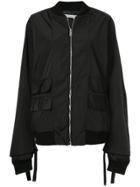 Strateas Carlucci Zipped Bomber Jacket - Black