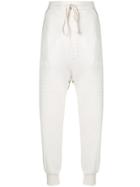 Thom Krom Drawstring High Waisted Trousers - White