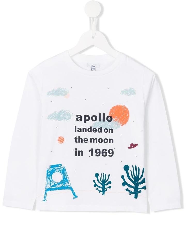 Knot 'apollo' T-shirt, Boy's, Size: 6 Yrs, White