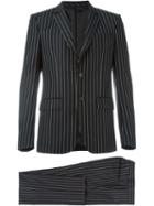 Givenchy Slim-fit Pinstripe Suit, Men's, Size: 52, Black, Cotton/acetate/cupro/wool