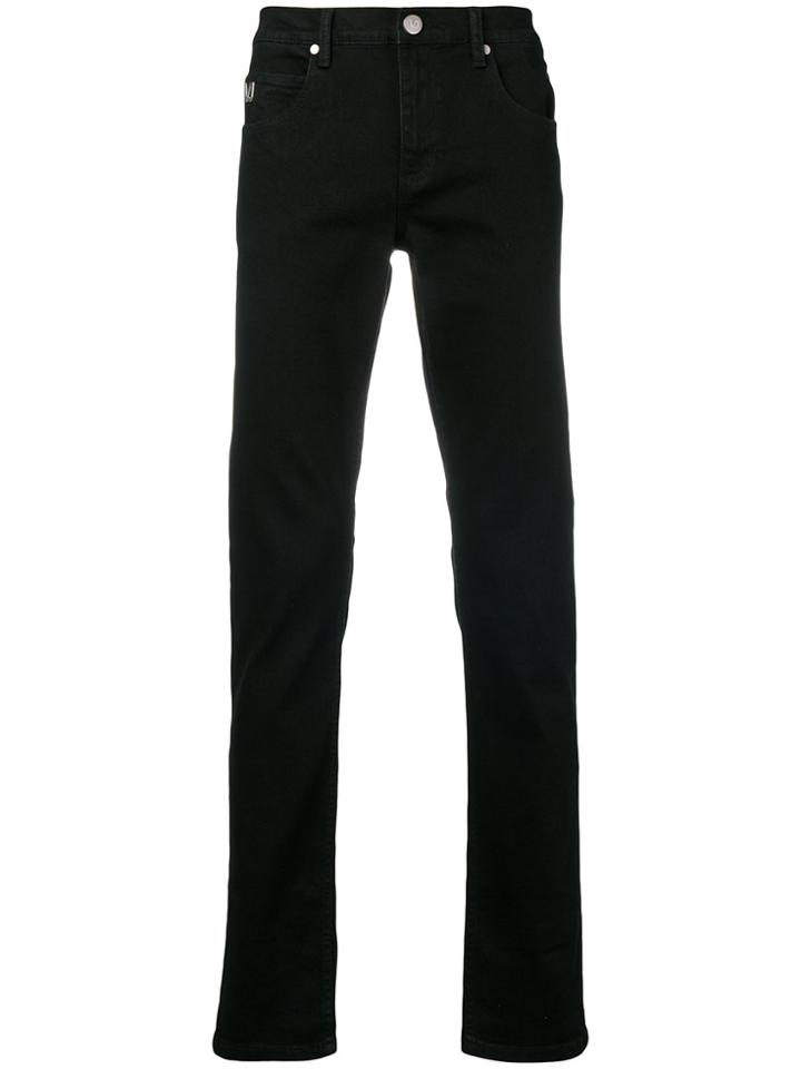 Versace Jeans Straight Leg Jeans - Black