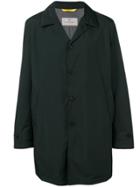 Canali Oversized Single-breasted Coat - Green