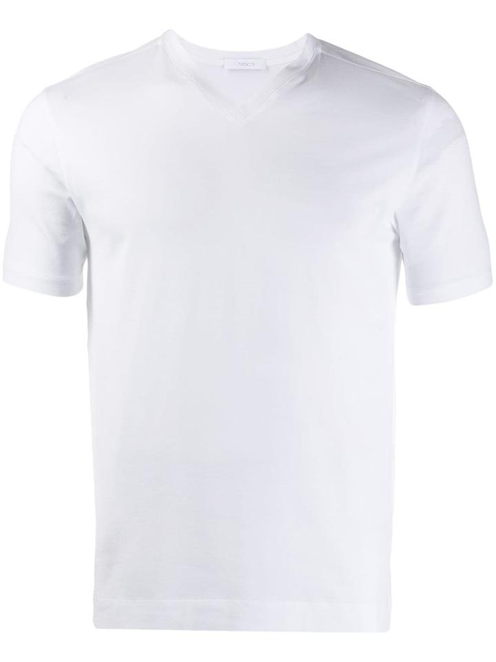Cruciani V-neck T-shirt - White