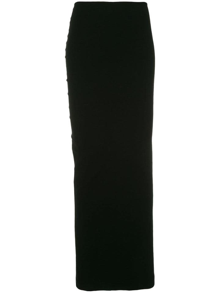 Comme Des Garçons Vintage Stretchy Long Skirt - Black