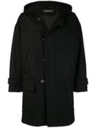 Neil Barrett Duffle Coat - Black