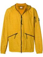 Cp Company Patterned Hooded Jacket - Yellow