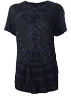 Raquel Allegra Tye Dye T-shirt, Women's, Size: 2, Black, Cotton/polyester
