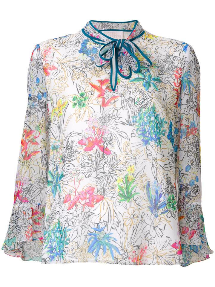 Peter Pilotto Floral Printed Blouse - Multicolour