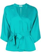 Tome V-neck Top - Green
