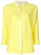 Lamberto Losani Three-quarter Sleeve Shirt - Yellow & Orange