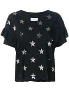 Current/elliott Roadie Ruffle T-shirt - Black