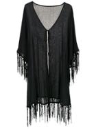 Track & Field Citrus Kimono Dress - Black