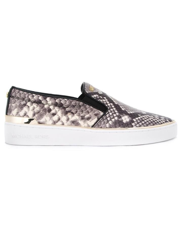 Michael Michael Kors Snakeskin Effect Slip-on Sneakers