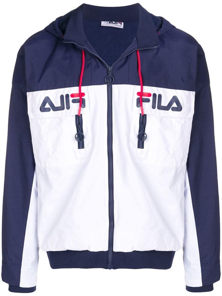 Fila Logo Zip-up Jacket - White