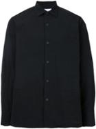 Schnaydermans - Buttoned Overshirt - Men - Nylon - M, Black, Nylon