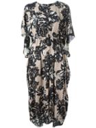 Steffen Schraut Floral Print Dress, Women's, Size: 40, Nude/neutrals, Viscose