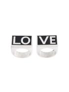 Givenchy Love Set Of Two Rings