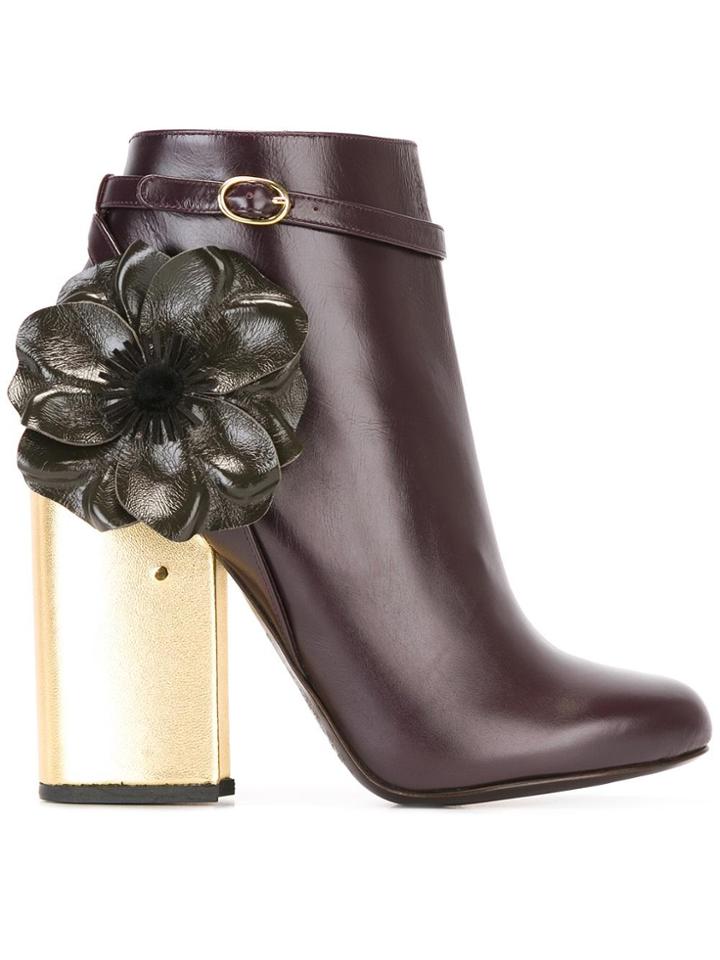 Laurence Dacade 'mirabelle' Ankle Boots - Pink & Purple