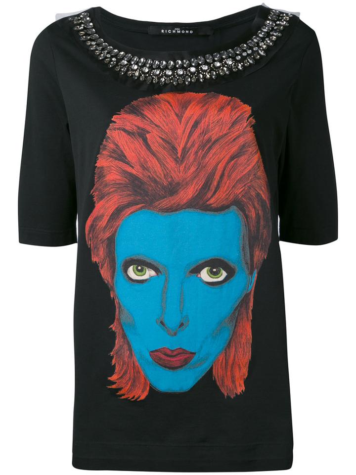 John Richmond - Mearmim T-shirt - Women - Cotton - M, Black, Cotton