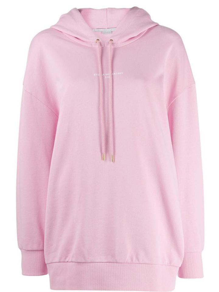 Stella Mccartney 2001 Logo Print Hoodie - Pink