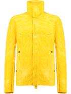 Isaac Sellam Experience Crinkled Effect Leather Jacket, Size: Medium, Yellow/orange, Lamb Skin