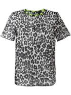 Marc Jacobs Leopard Print T-shirt - Black
