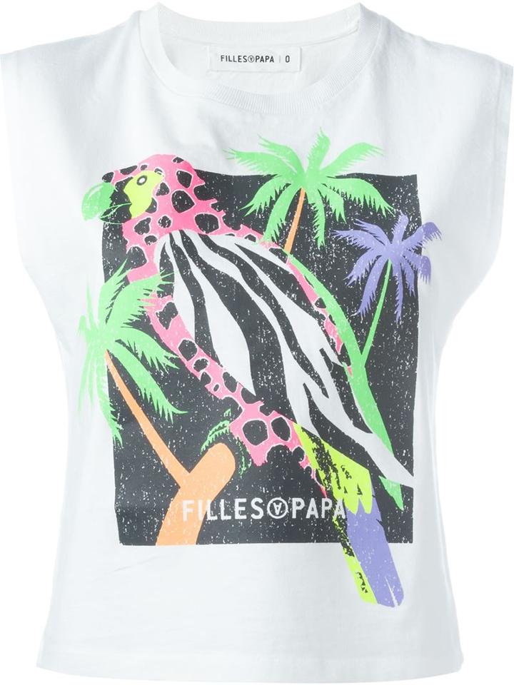 Filles A Papa 'jeany Parrot' Top
