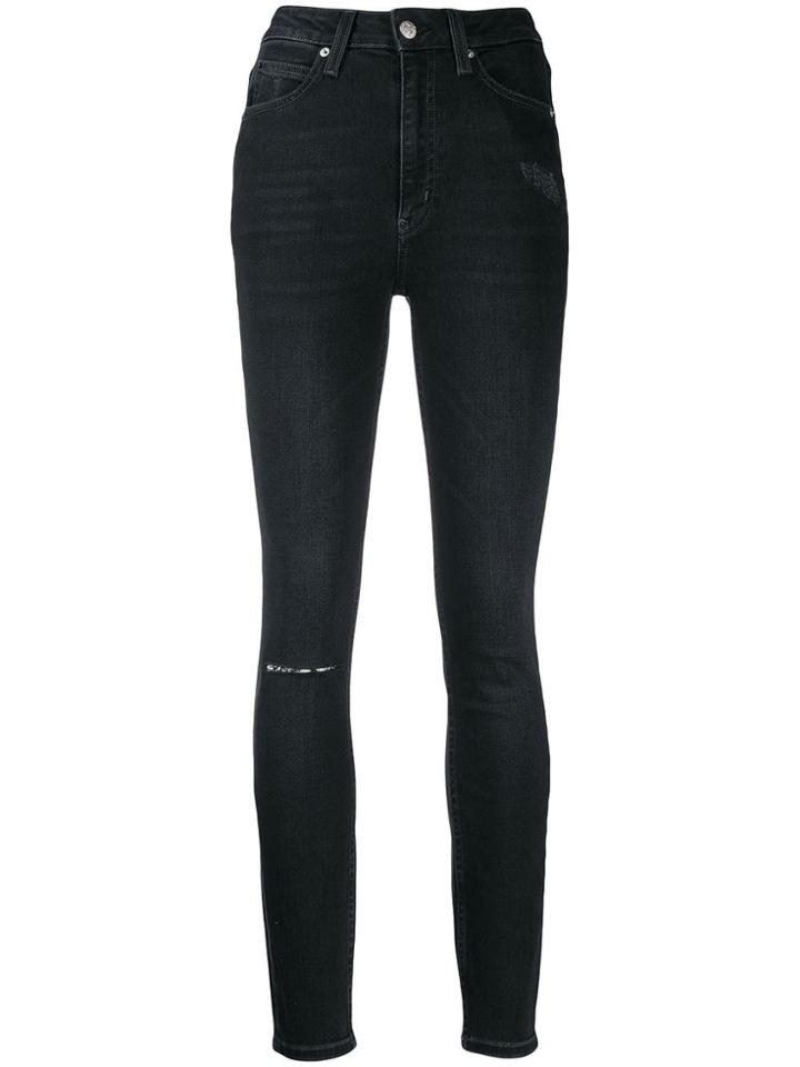 Calvin Klein Jeans High-waist Skinny Jeans - Black