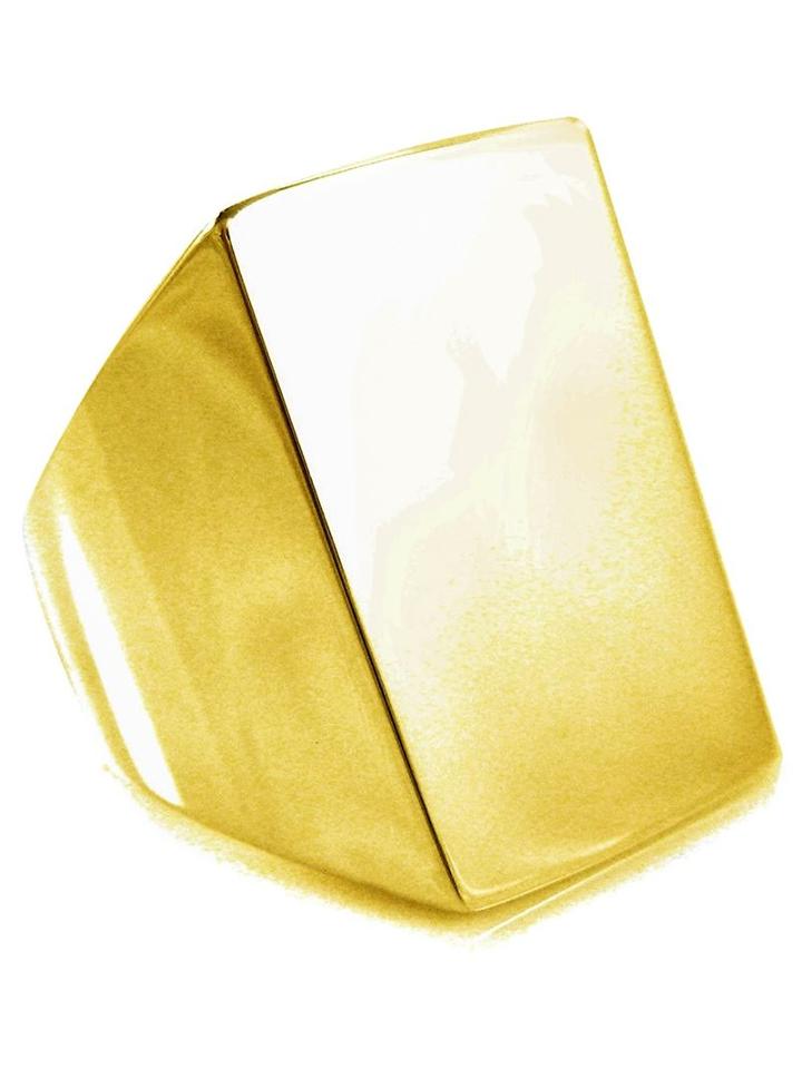 Tom Binns 'clash' Signet Ring, Women's, Size: 52, Metallic
