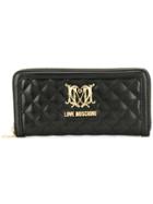 Love Moschino Quilted Effect Wallet - Black