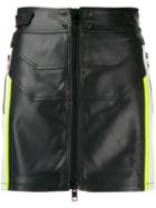 Diesel Fitted Biker Skirt - Black