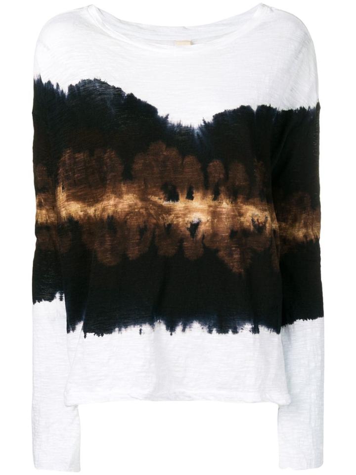 Gilda Midani Printed Knit Sweater - Black