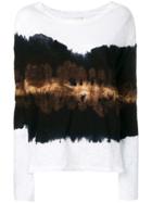 Gilda Midani Printed Knit Sweater - Black