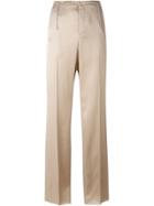Calvin Klein Satin Tailored Trousers - Nude & Neutrals