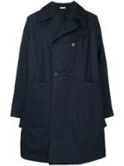 Jil Sander Oversized Buttoned Coat - Blue