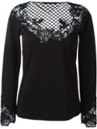 Ermanno Scervino Lace Detailing Long Sleeves Blouse