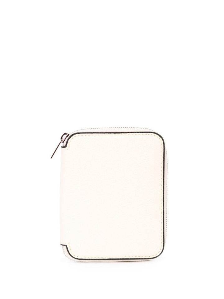 Valextra All-around Zip Wallet - Neutrals