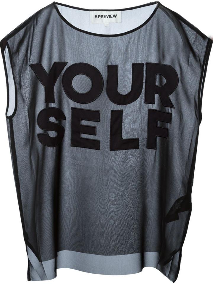 5 Preview 'tessa' Sheer Top