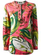 Emilio Pucci Vintage Abstract Floral Top