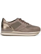 Hogan Paneled Sneakers - Grey