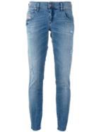 Diesel Skinny Jeans, Women's, Size: 30/32, Blue, Cotton/spandex/elastane