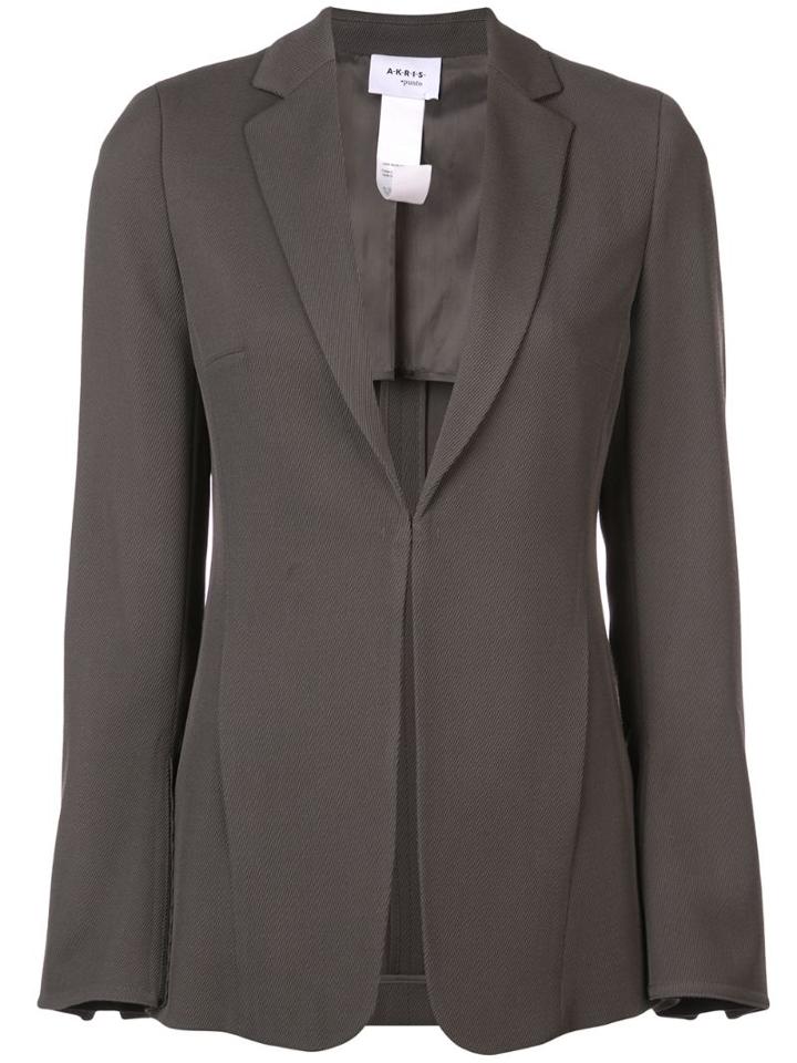 Akris Punto Concealed Fastening Blazer - Green