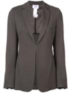 Akris Punto Concealed Fastening Blazer - Green