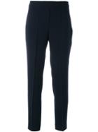D.exterior Tailored Trousers, Women's, Size: 46, Blue, Polyester
