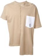 Liam Hodges Open Seam Deconstructed T-shirt, Men's, Size: Xl, Brown, Cotton