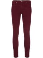 Ag Jeans Skinny Ankle Jeans - Red