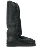 Mou Lined Interior Boots - Black