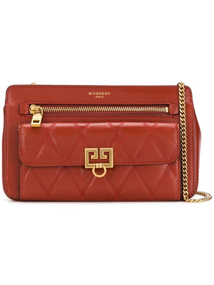 Givenchy Pocket Crossbody Bag - Brown