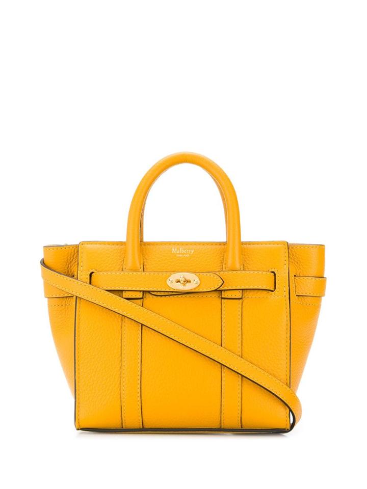 Mulberry Micro Zipped Bayswater Small - Yellow